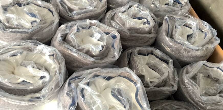 matelas roules et compresses