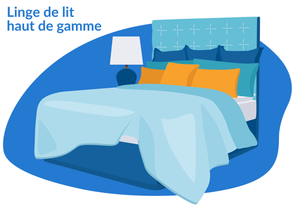 Linge de lit haut de gamme