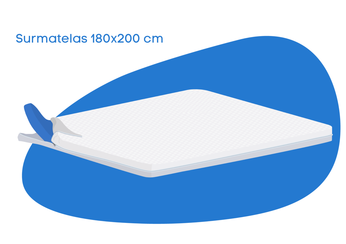 surmatelas 180x200 cm
