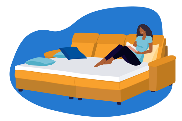 surmatelas canape