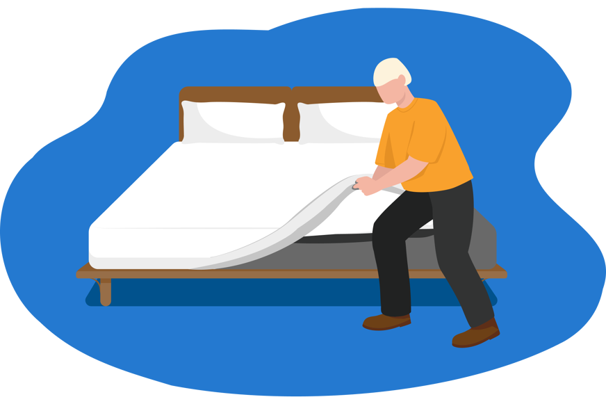 drap housse faire lit