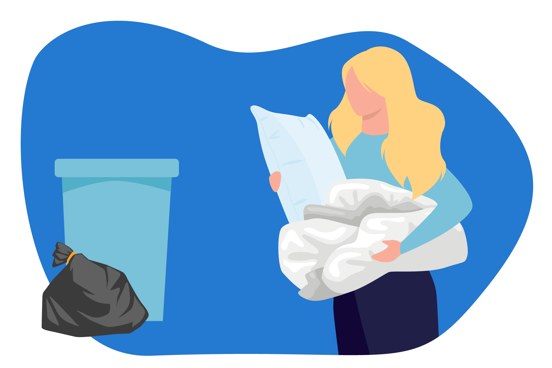 ou jeter vieil oreiller vieille couette