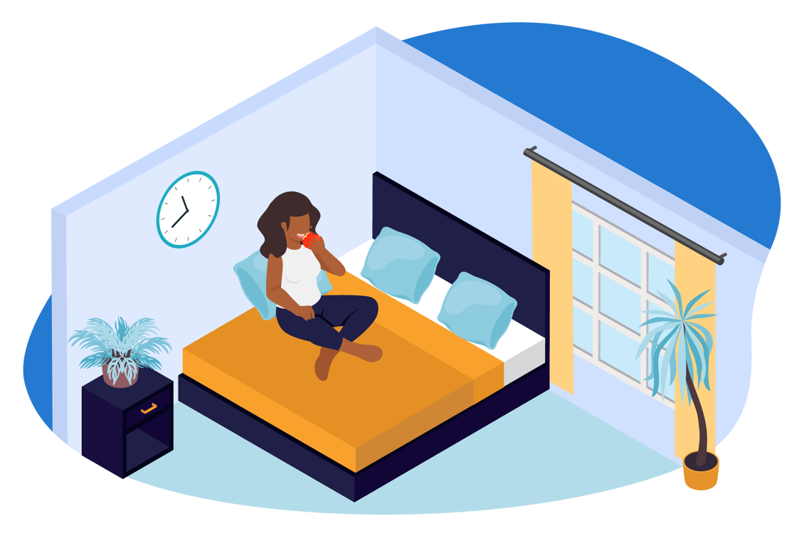 manger une pomme le soir avant de dormir