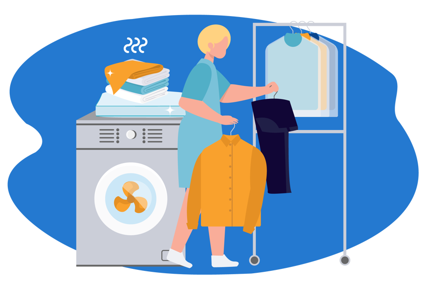 secher oreiller seche linge