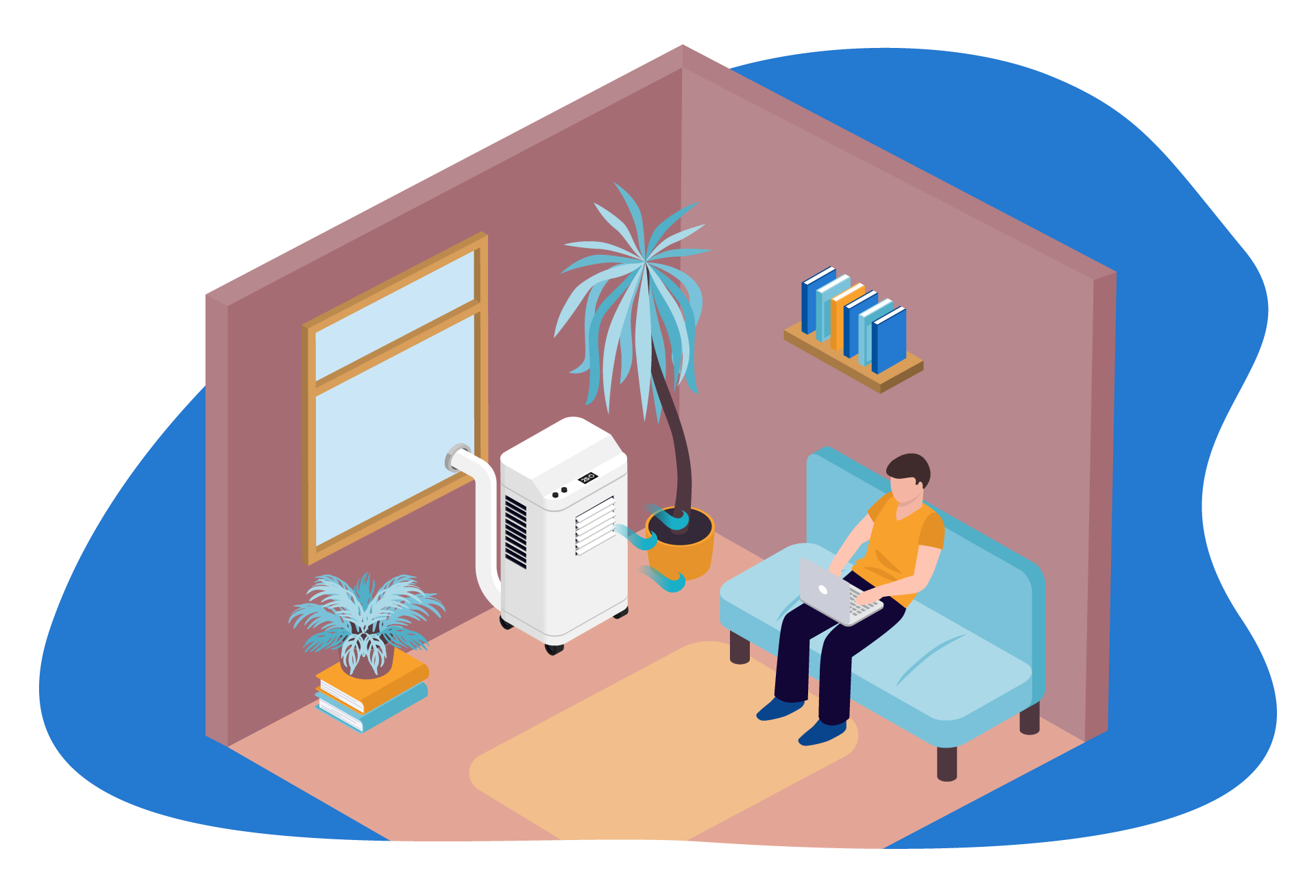 climatiseur mobile monobloc avec evacuation