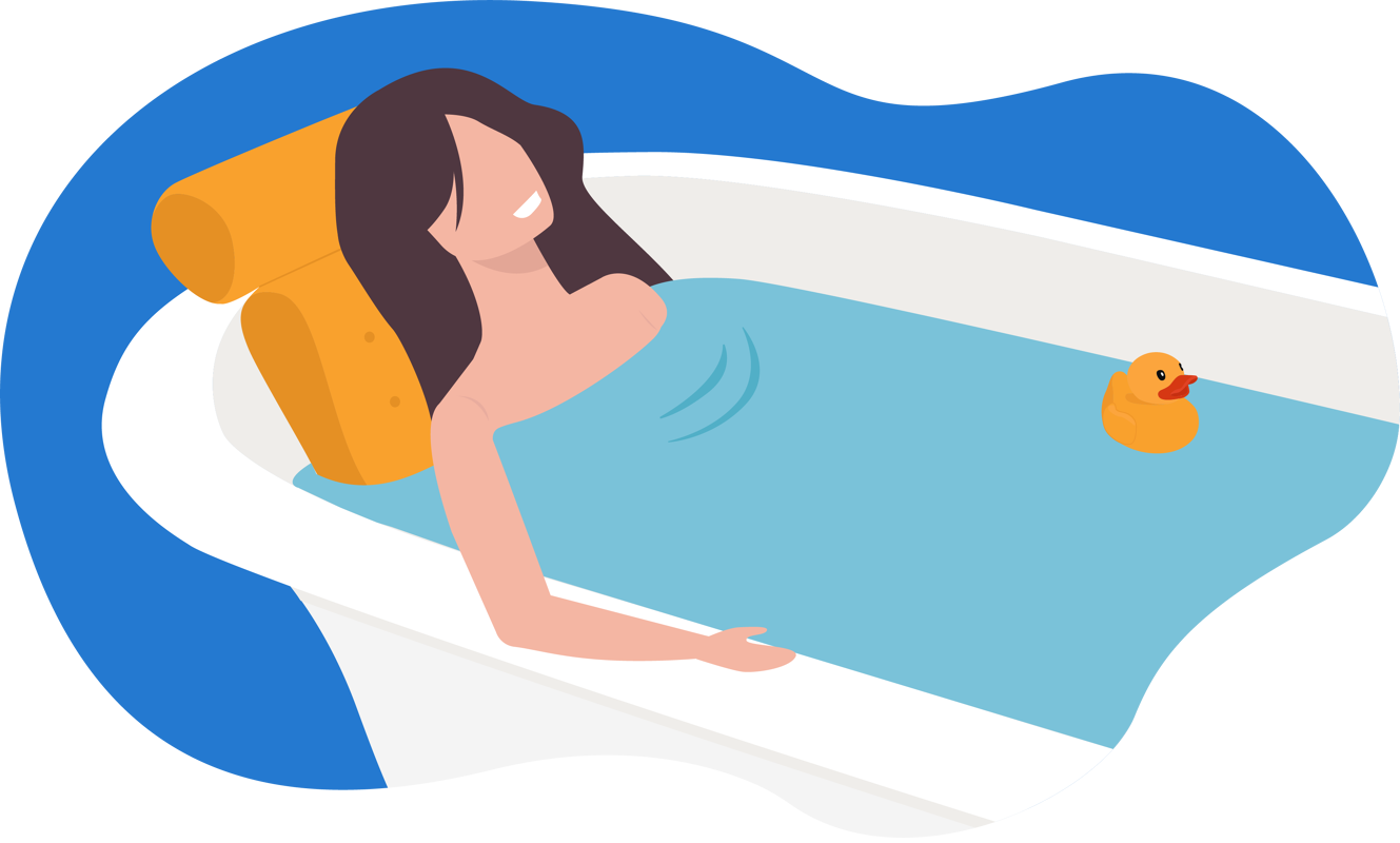 Coussins pour baignoire