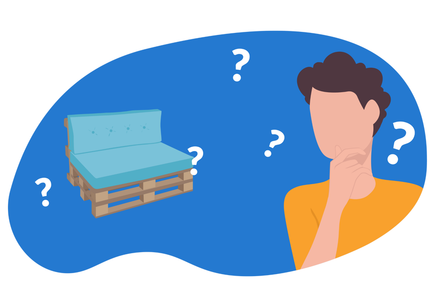 confort assise coussin palette