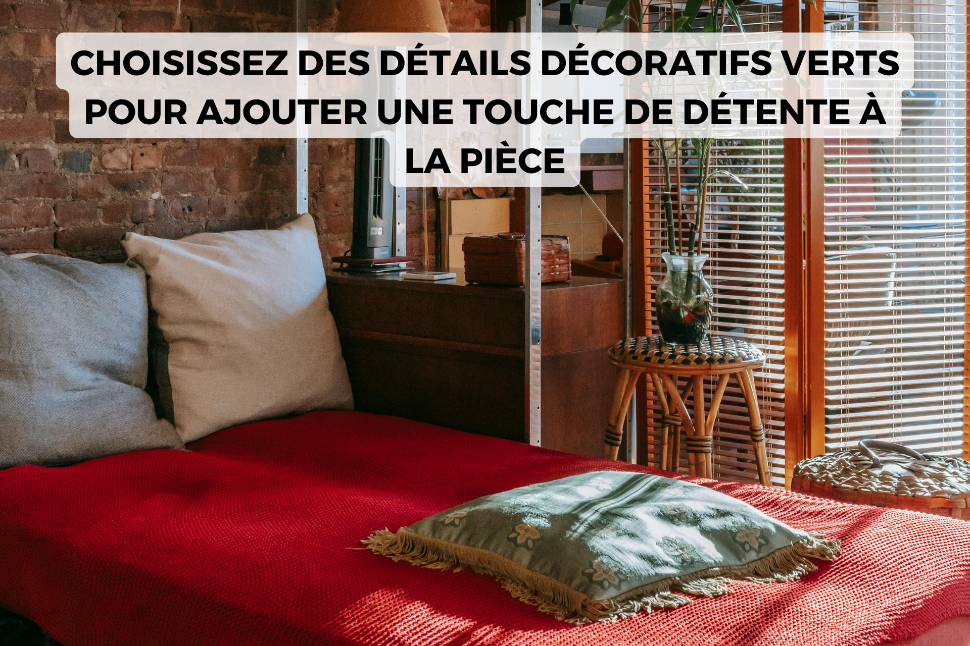 détails décoratifs verts