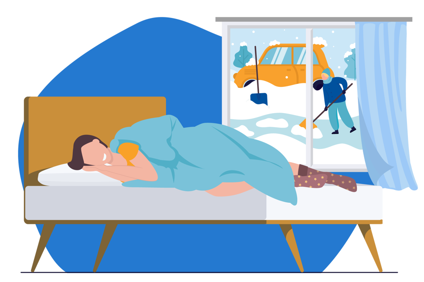 chaussettes rechauffer pieds