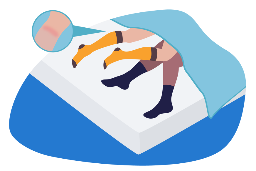 chaussettes coupent circulation sanguine