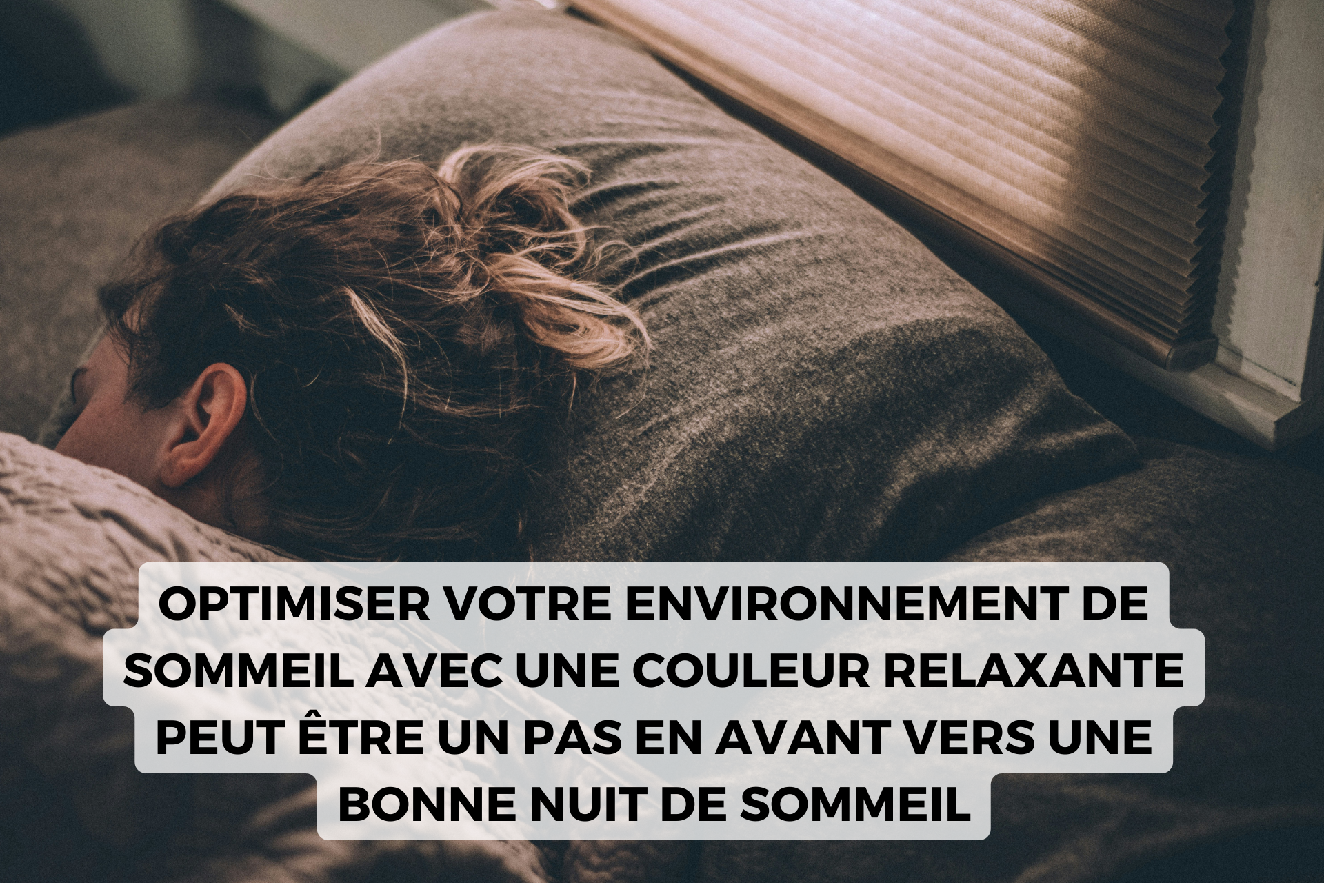 optimiser environnement de sommeil