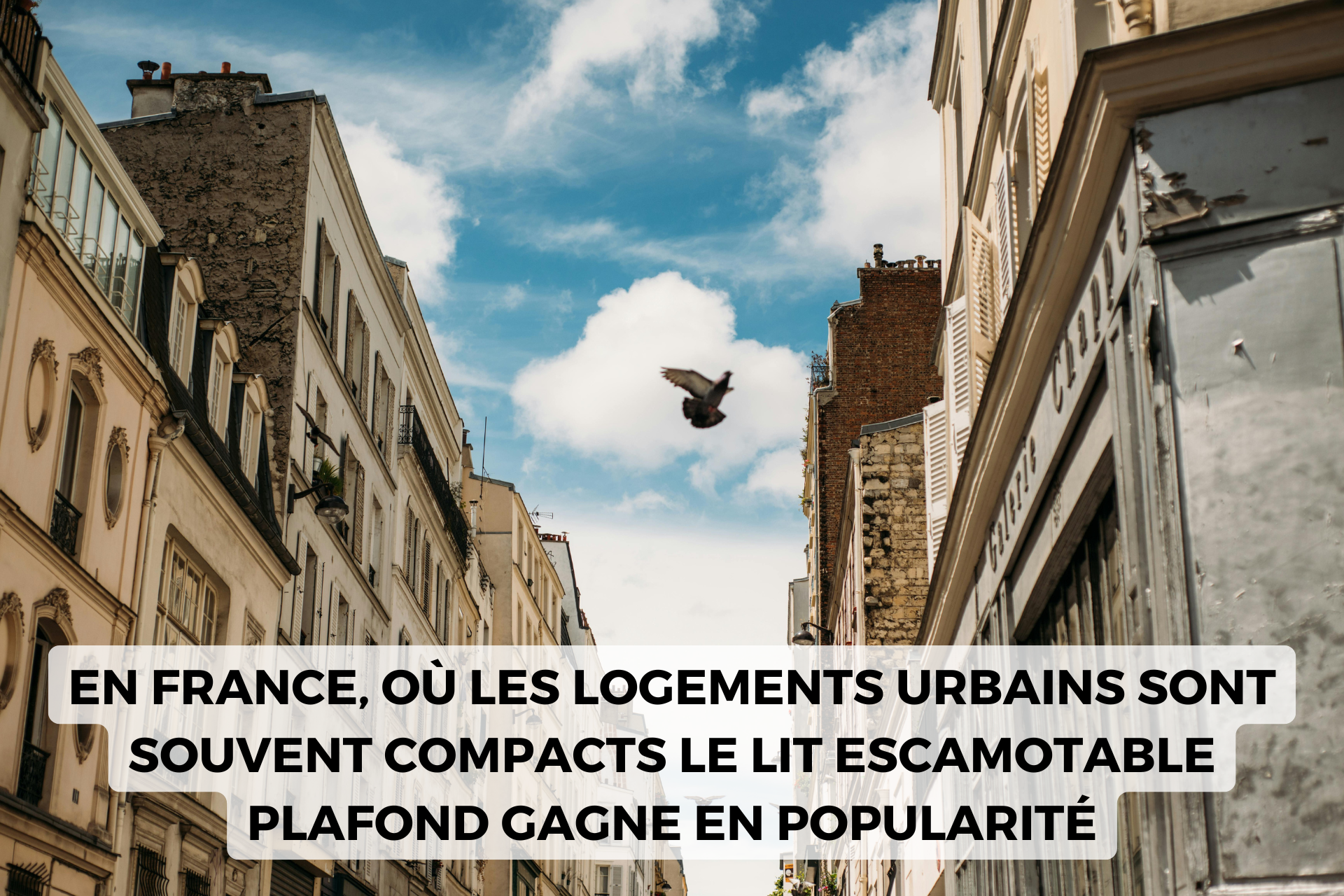 lit escamotable plafond france