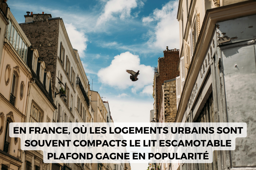 lit escamotable plafond france