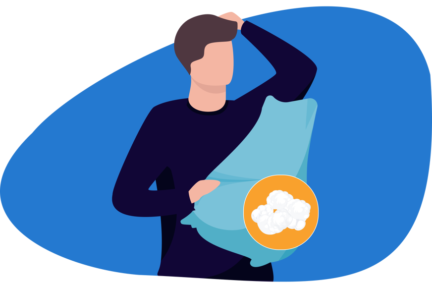 agglomeration plumes oreiller