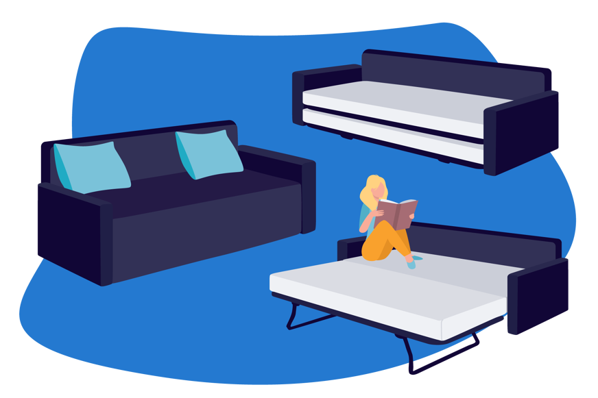 surmatelas canape confort