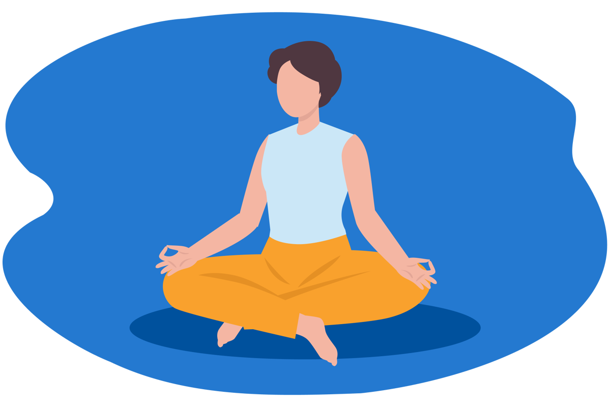 Coussin souple de yoga et méditation