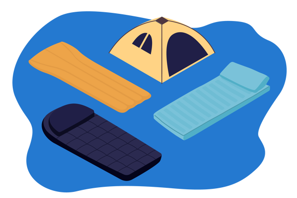 matelas pour le camping