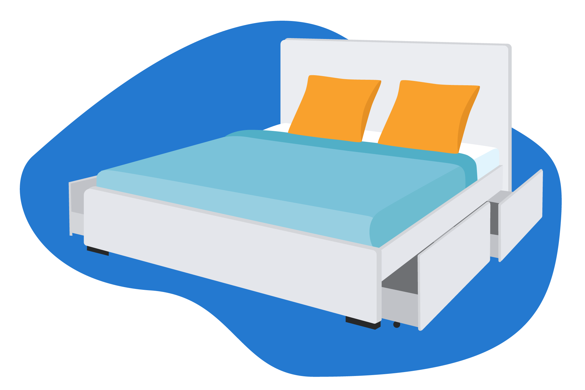 lit tiroir 2 personnes