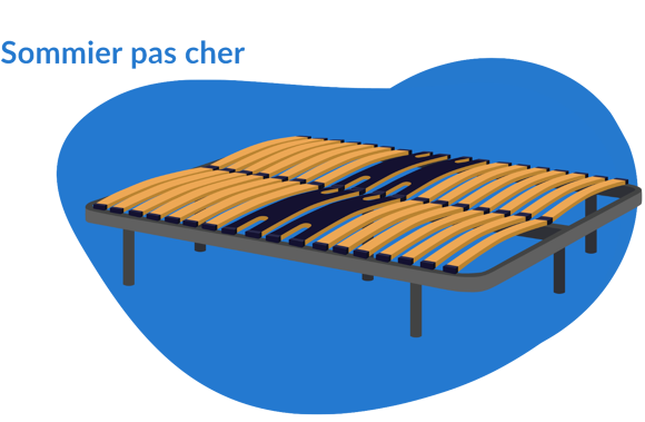 Sommier pas cher