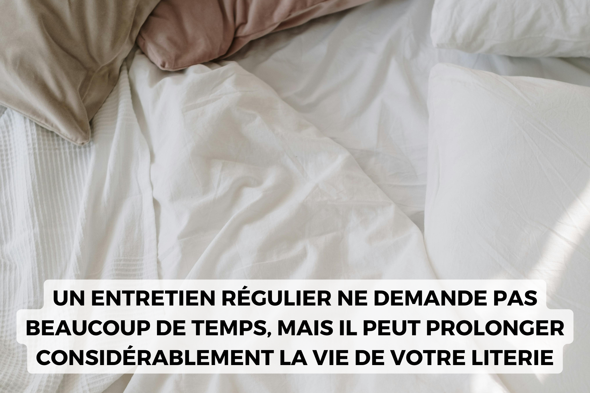 Un sommier peut prolonger considérablement la vie de votre literie