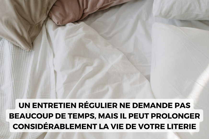 Un sommier peut prolonger considérablement la vie de votre literie