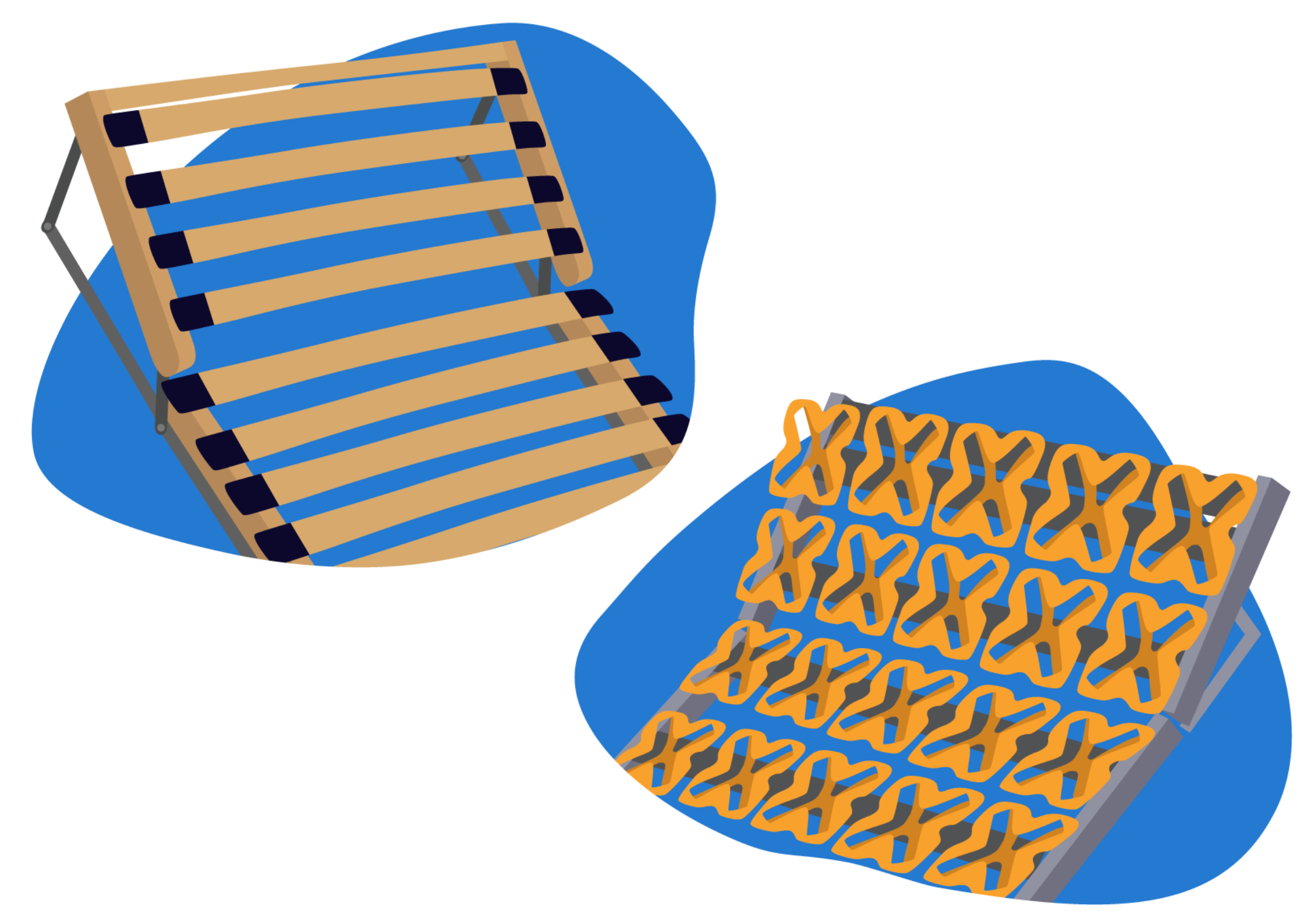 types sommier lit jumeau