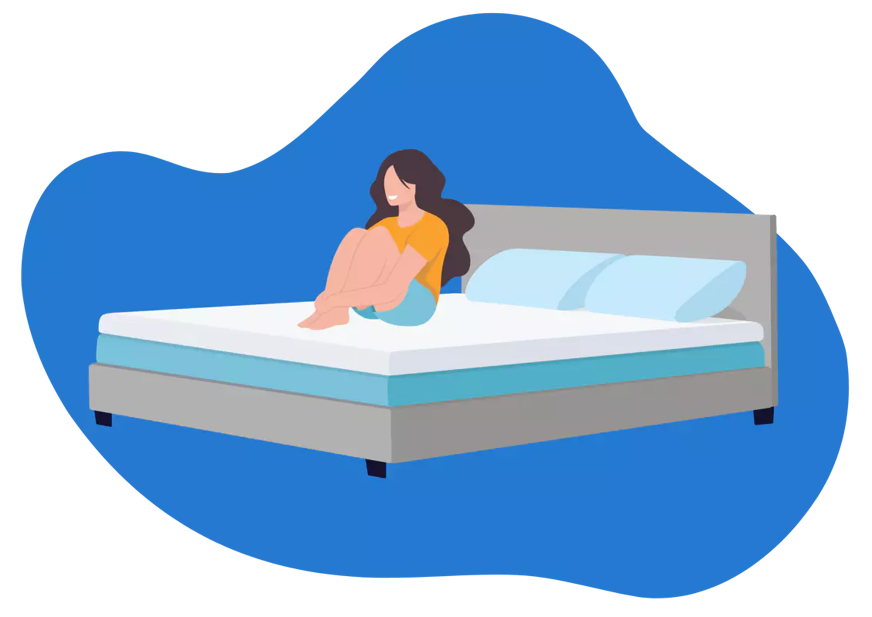 lit double matelas universel chambre amis