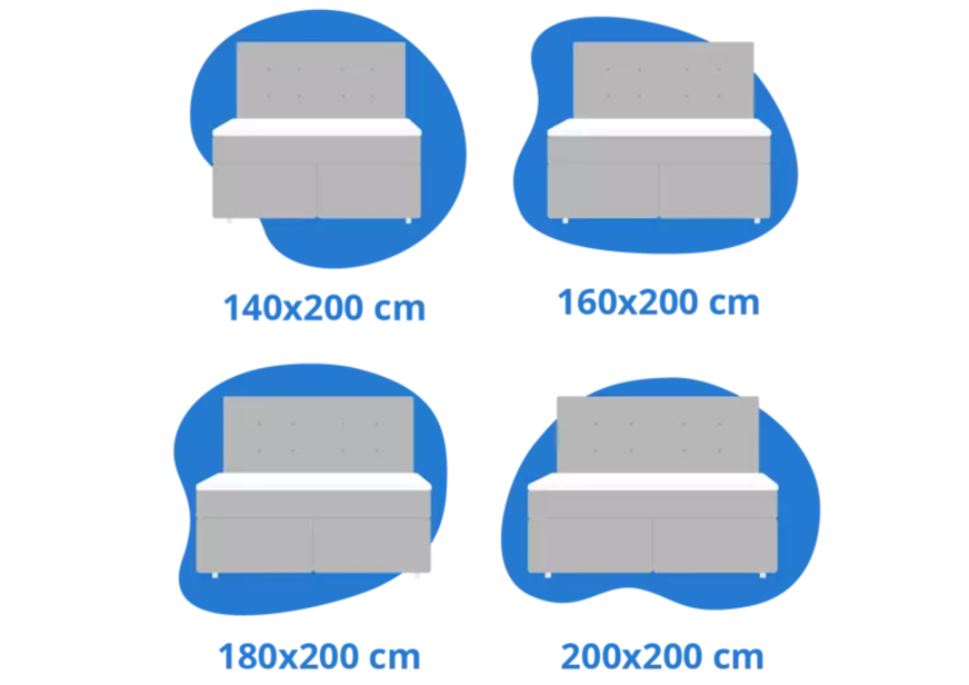 taille lit boxspring