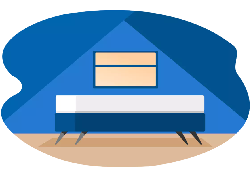 lit sans tete de lit chambre mansarde