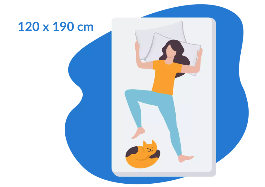 taille matelas 120x190