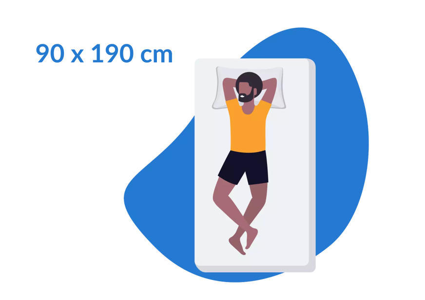 taille matelas 90x190