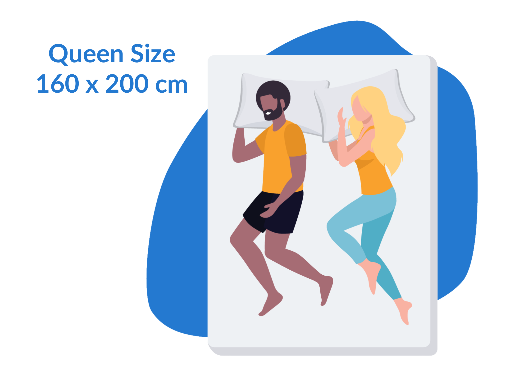 taille matelas 160x200 queen size