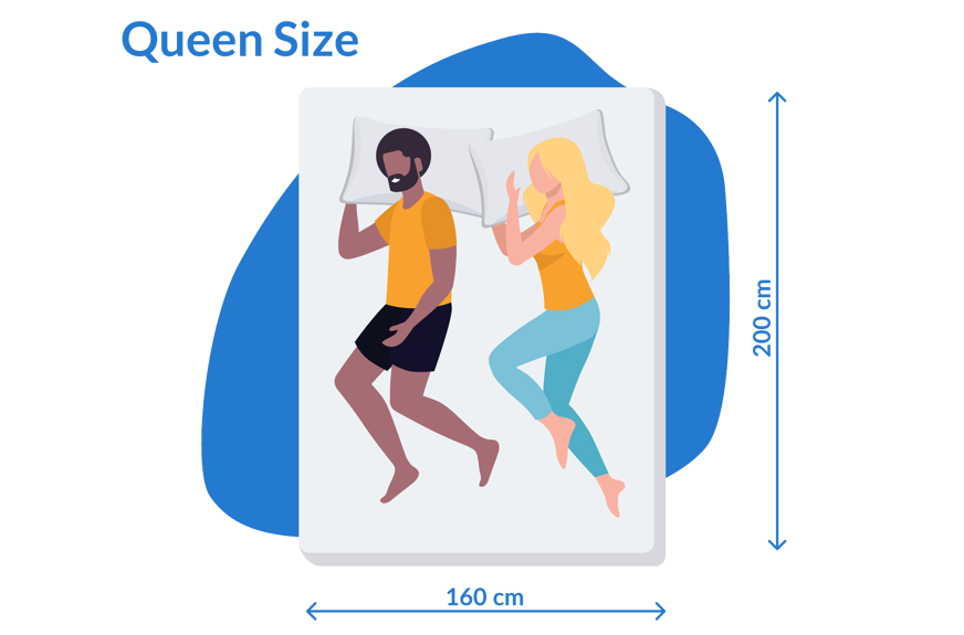 dimensions lit queen size