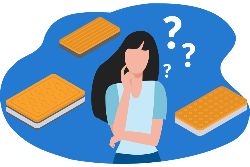 types matelas 70x140 cm