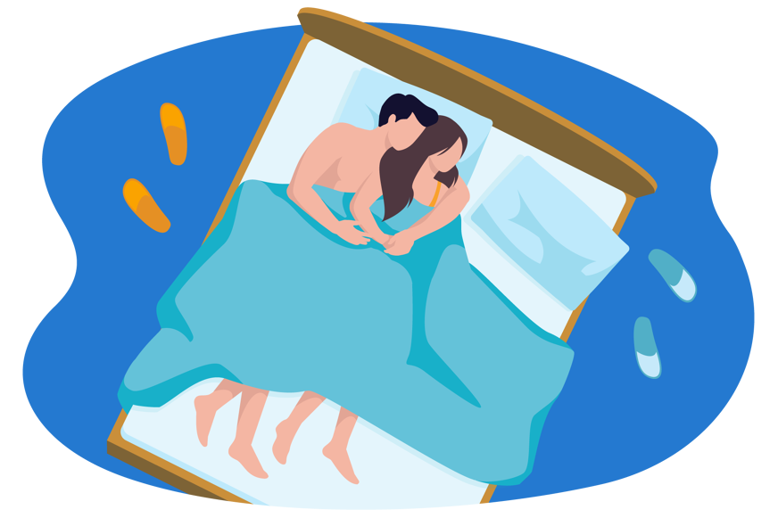 position cuillere dormir en couple