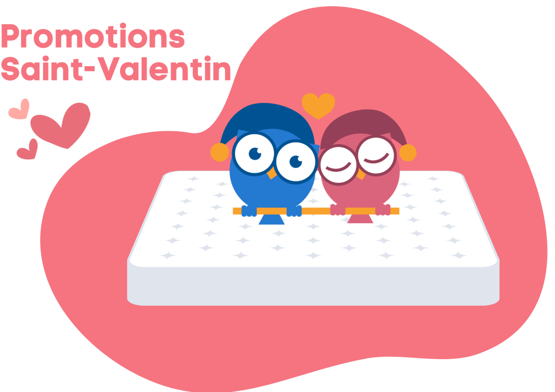 Saint-Valentin | Meilleures Promotions Matelas pour Couples