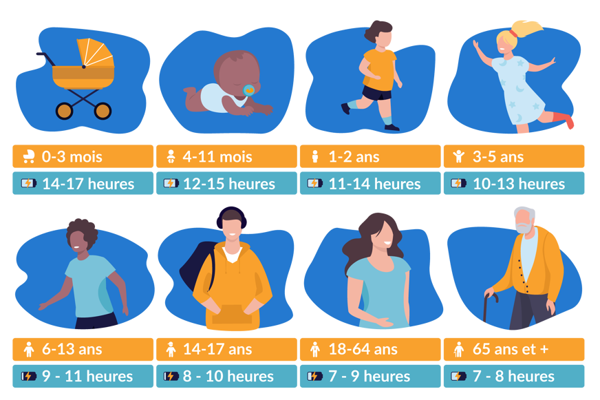 Calculateur de sommeil | Quelle est la durée de sommeil idéale