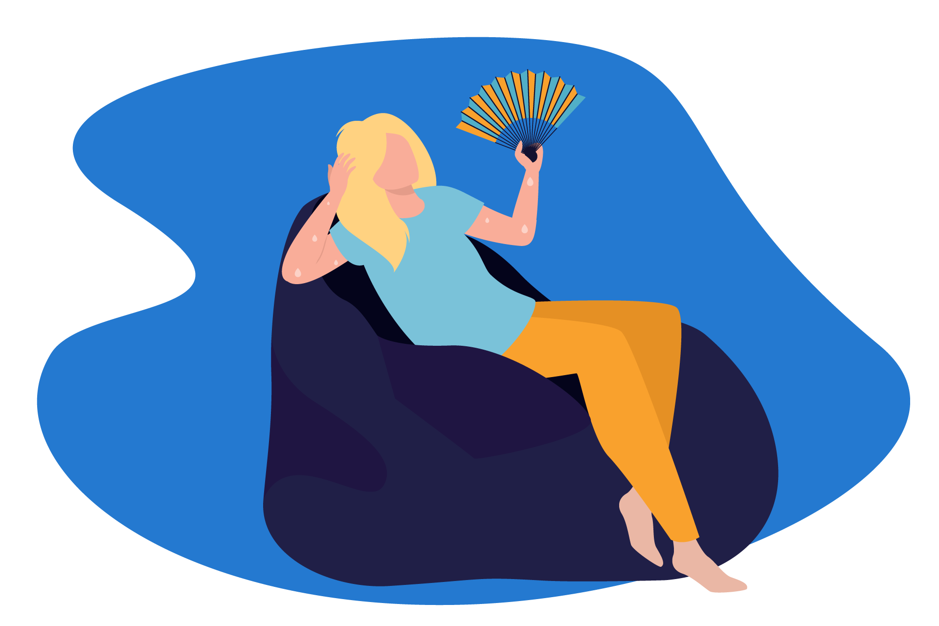 chaussette reduire bouffees chaleur