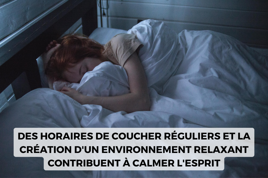 horaires de coucher réguliers