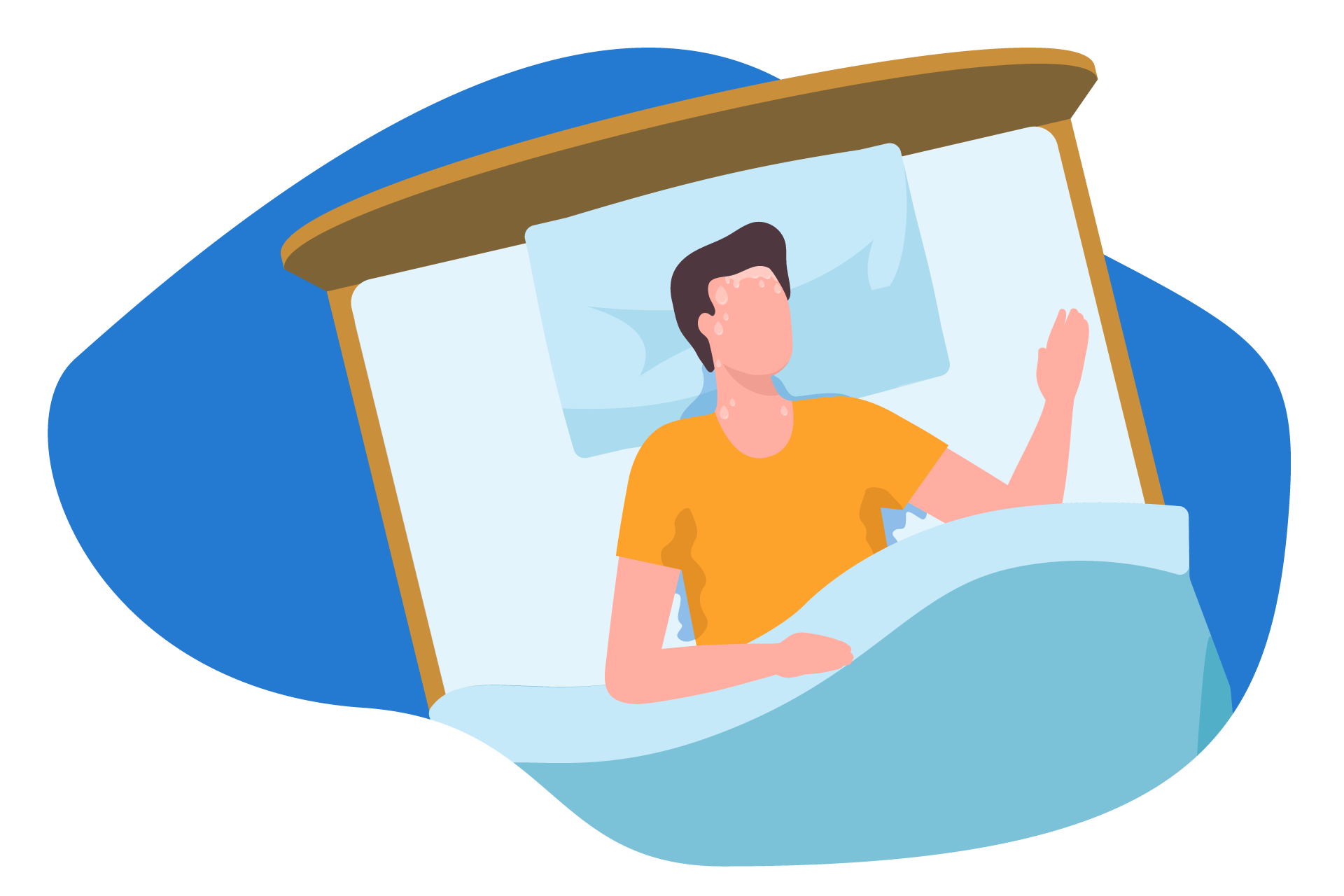 Pourquoi je transpire la nuit