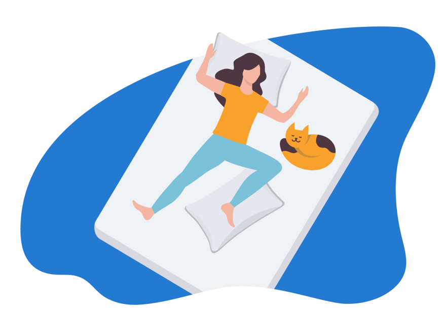 dormir sur dos enceinte