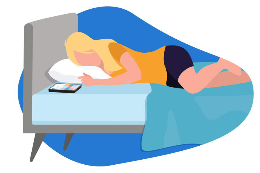 effet de la lumière du téléphone portable sur le sommeil