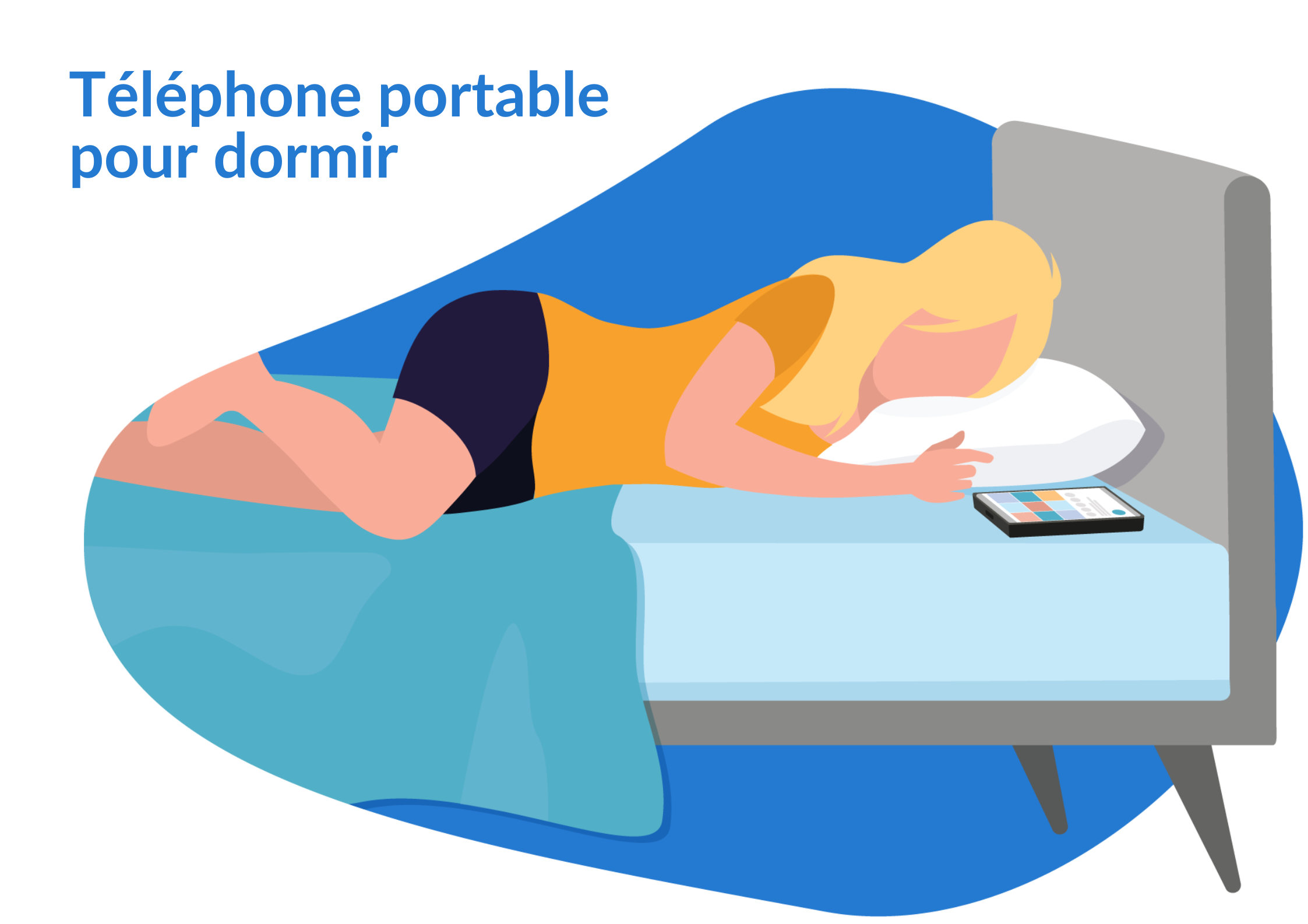 Téléphones portables la nuit