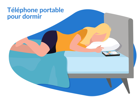 Téléphones portables la nuit