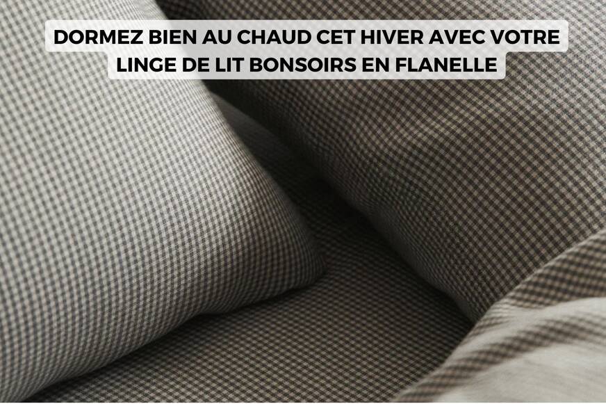 image de tissu de flanelle Bonsoirs
