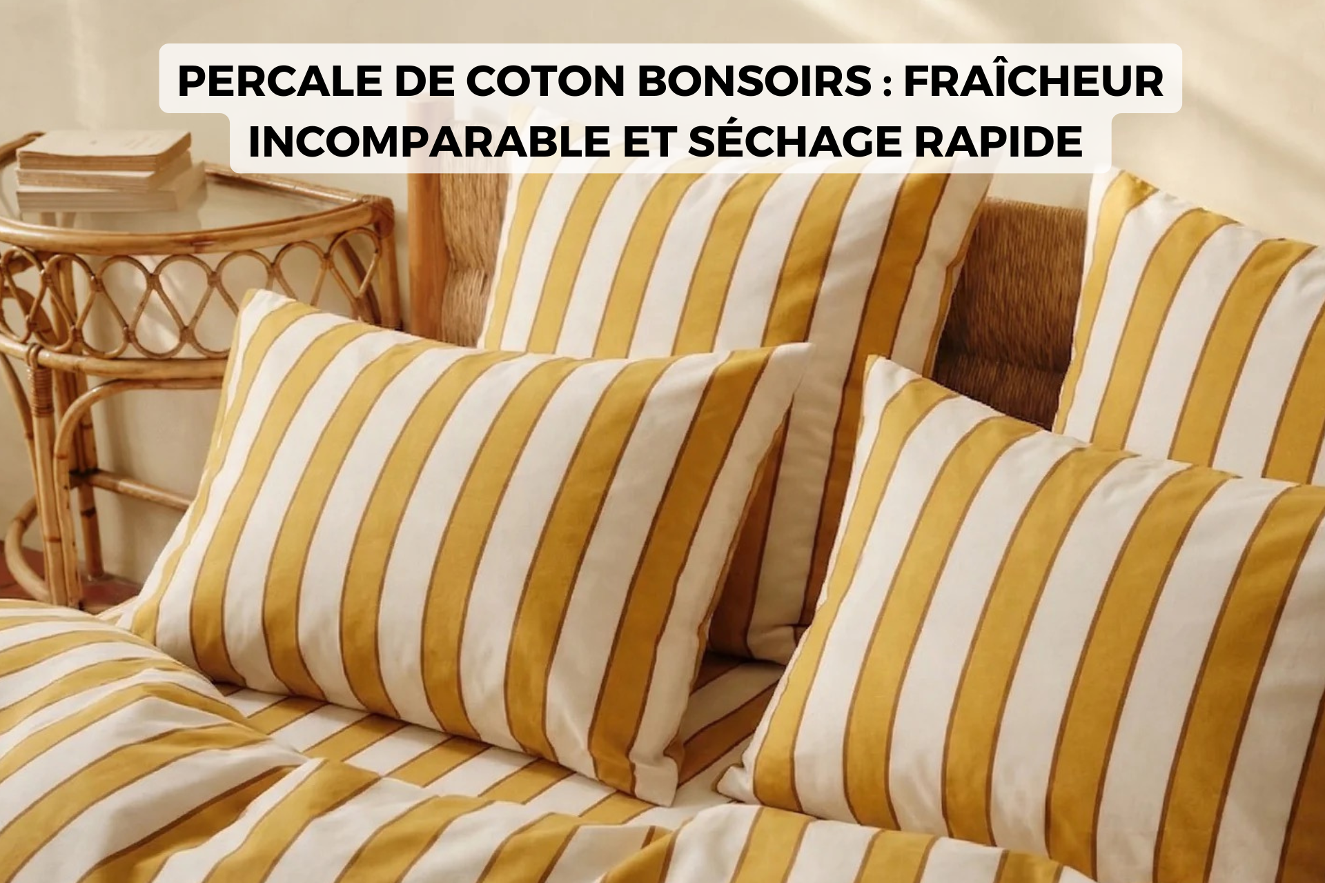 percale de coton bonsoirs