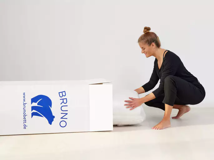 bruno matelas deballage 