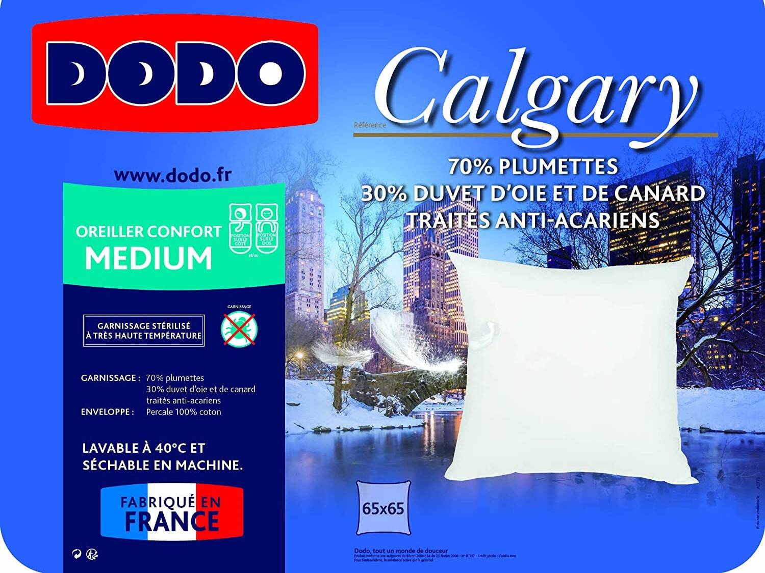 oreiller dodo calgary