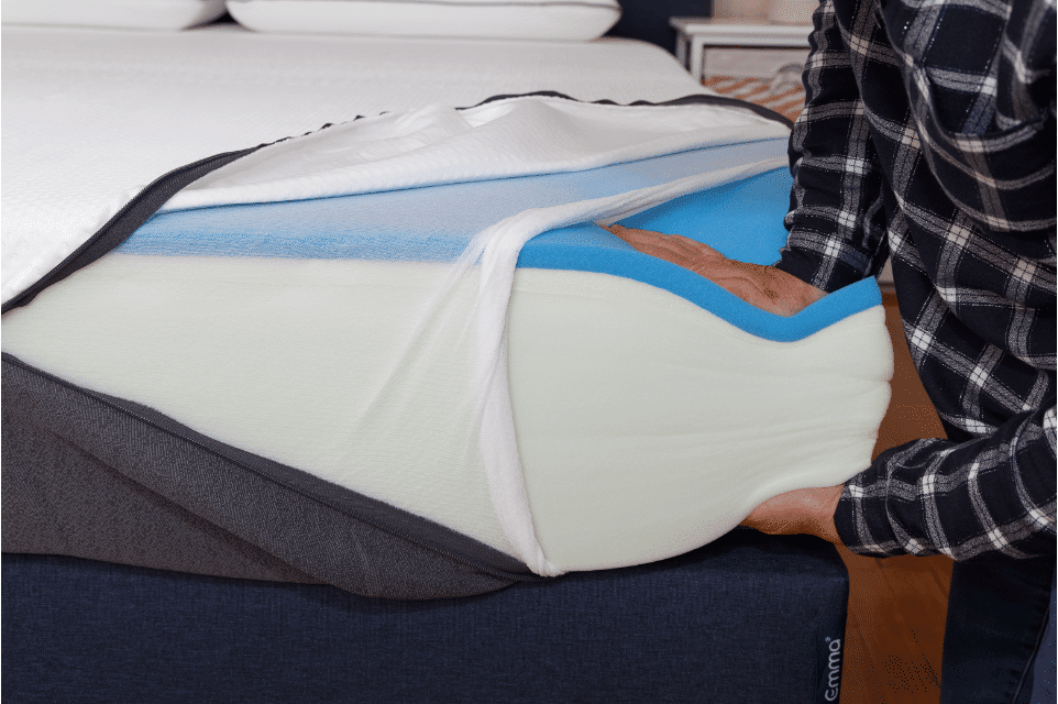 mousse du matelas emma 02