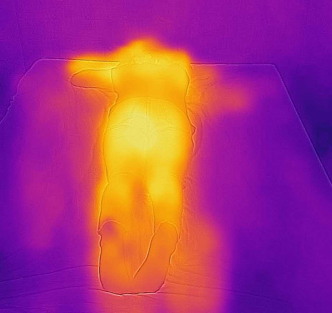 cartographie chaleur matelas